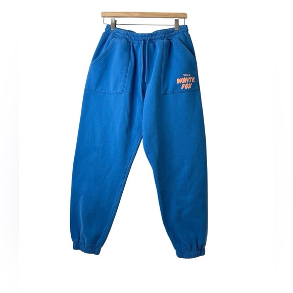 White Fox Offstage Sweatpants Joggers Azure Size Small - Picture 4 of 6